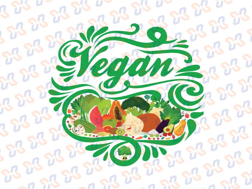 Vegan SVG PNG, Plants Svg, Vegan Gift, Vegetarian Svg , Vegetarian Gif