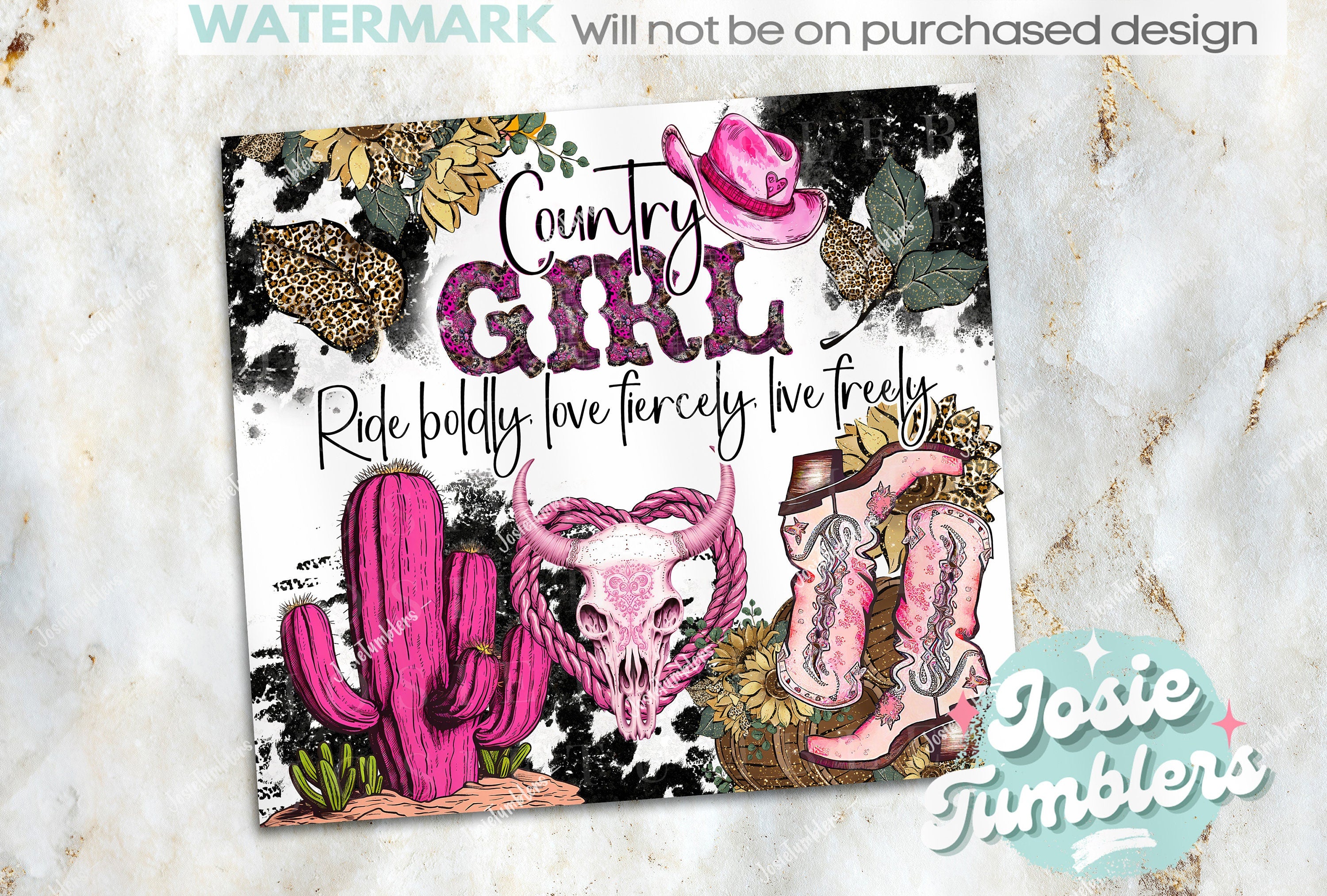 Country Girl Tumbler Wrap, 20 oz Skinny Sublimation Tumbler Design, Country Sublimation Design Png, Pink Western Tumbler Png Downloads