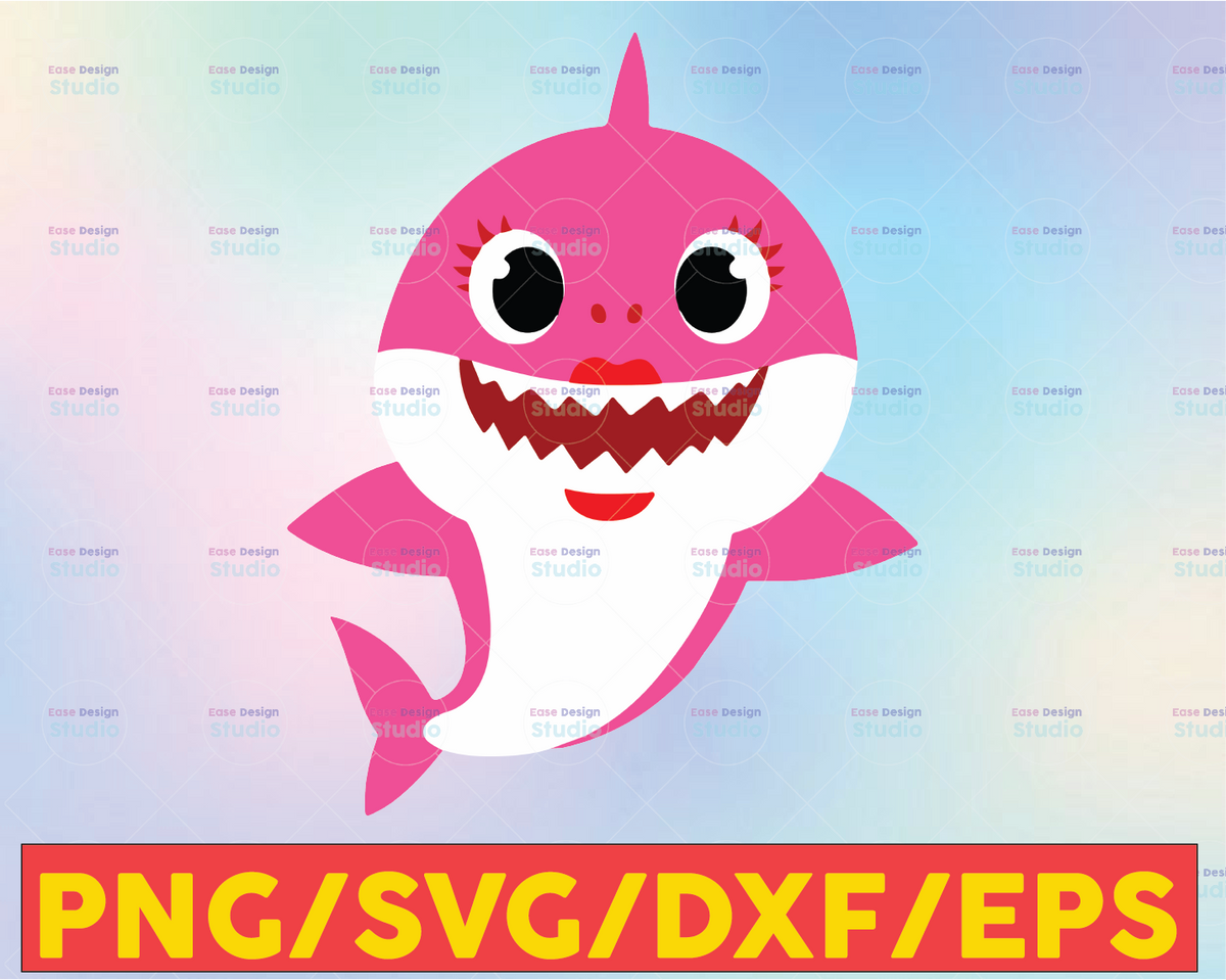Mommy Shark SVG, Cricut Cut files, Shark Family doo doo doo Vector EPS